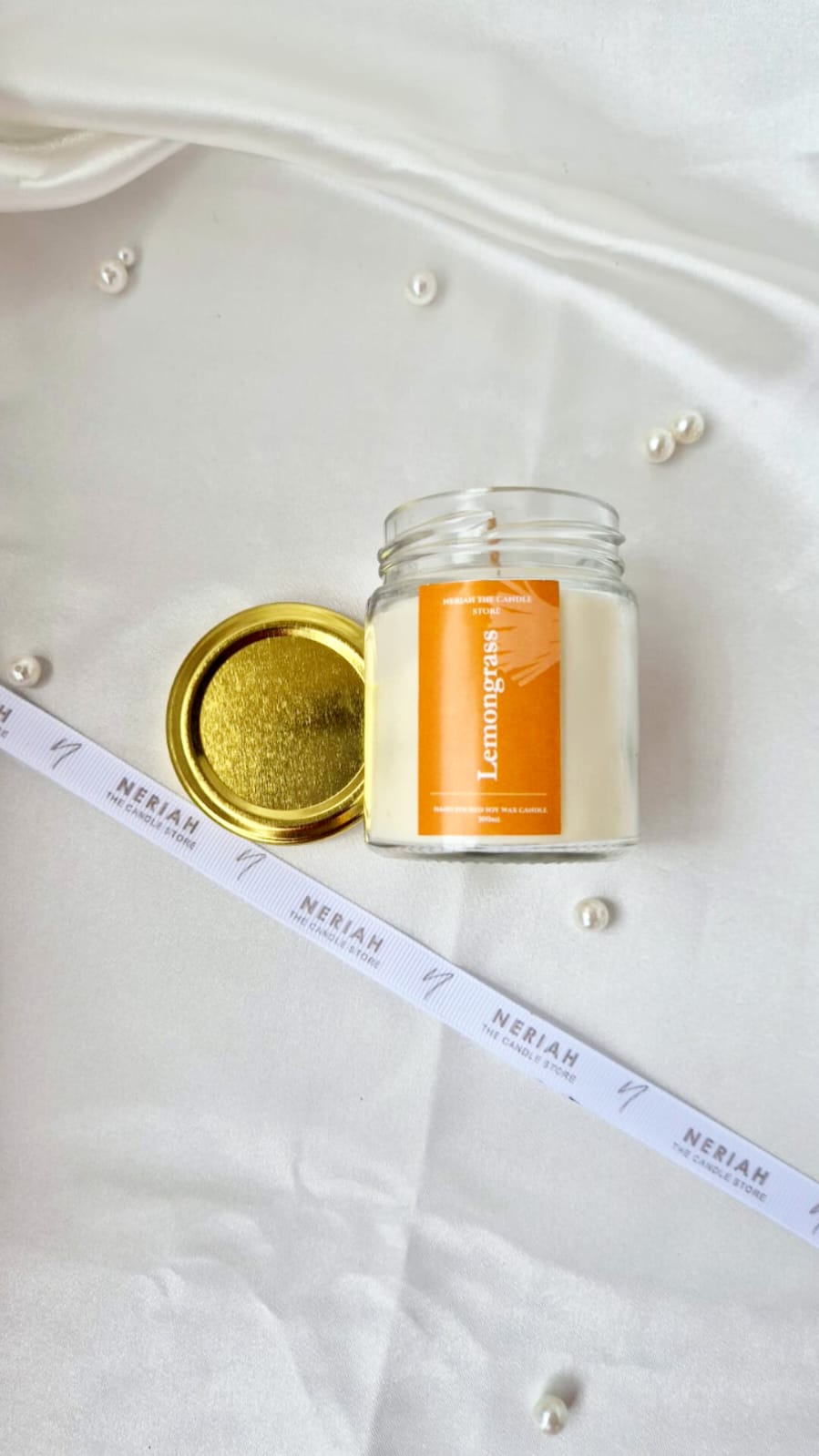 Lemongrass scented candle - 100ml