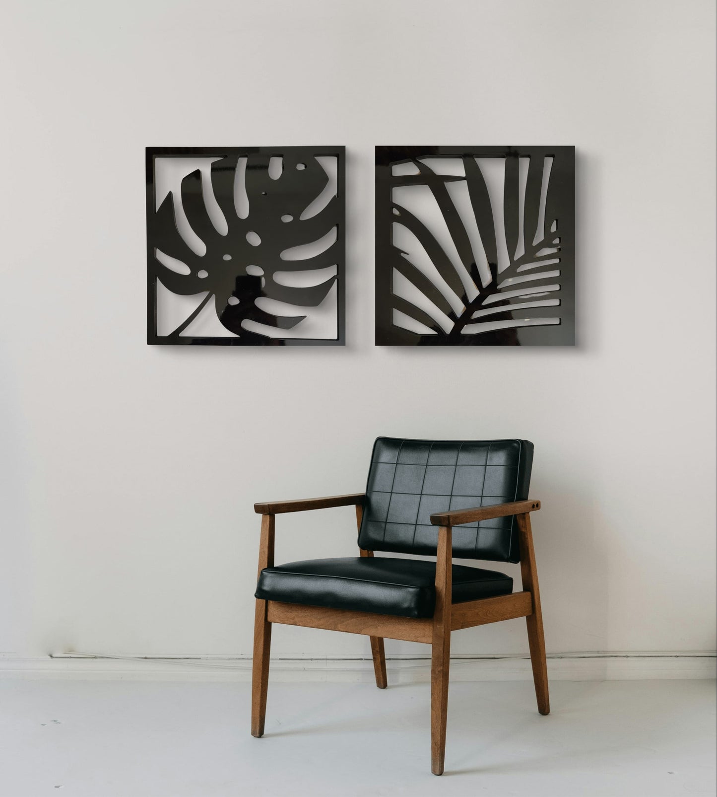 Monstera & Palm leaf combo