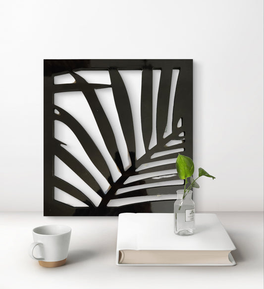 Palm leaf frame