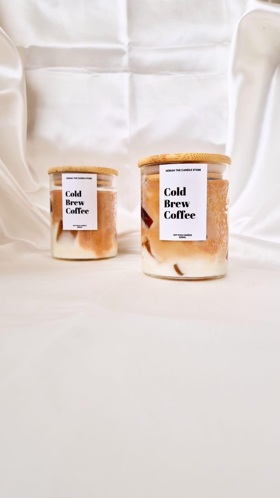 Cold brew coffee candle