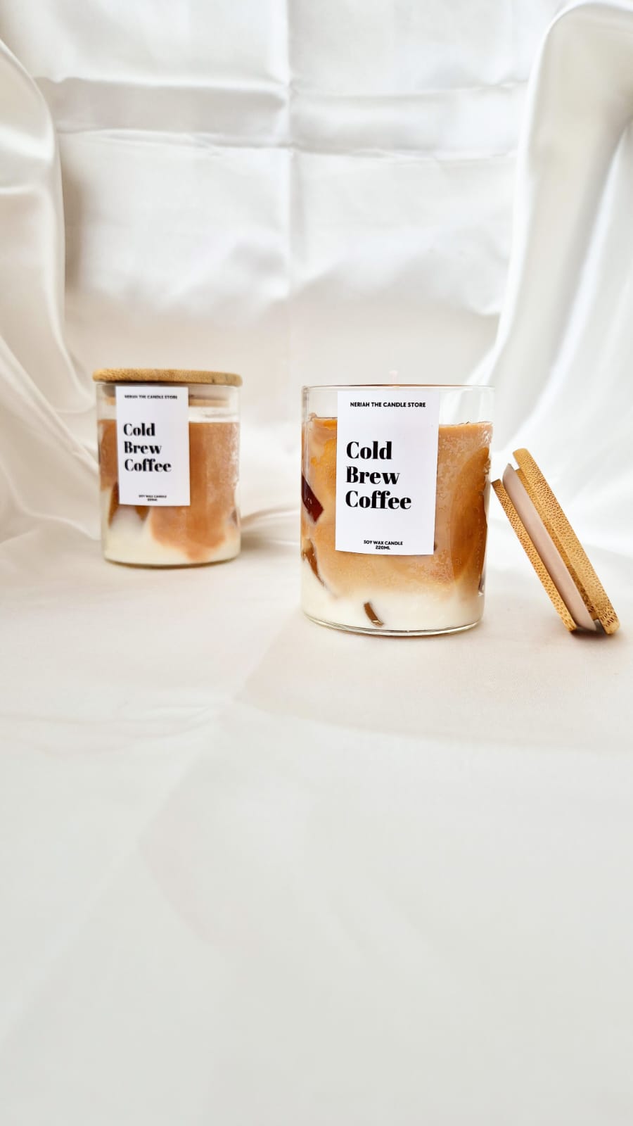 Cold brew coffee candle