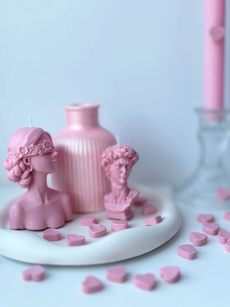 Lady with flower candle